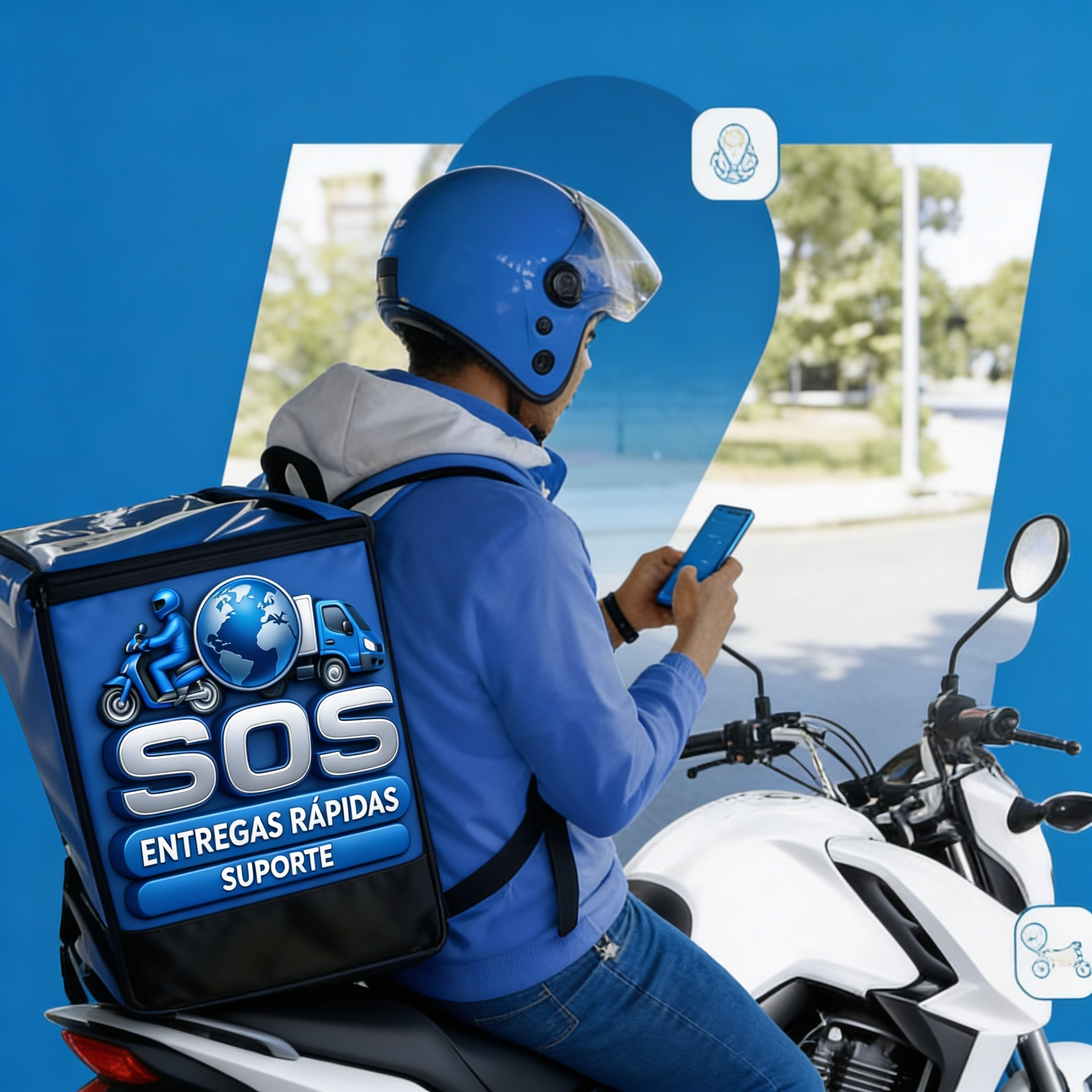 Motoboy SOS Entregas Rápidas profissional
